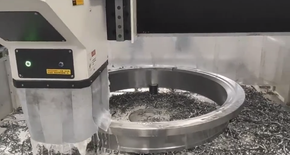 博斯曼重型2020型高速數(shù)控鉆銑床工程機(jī)械座圈加工